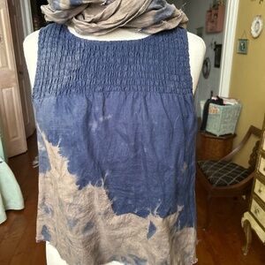 Cynthia Rowley Linen Cropped Top Size XS